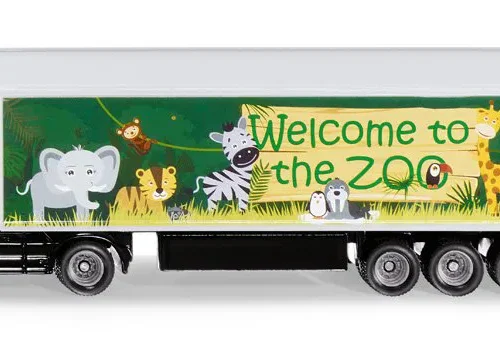 Speelgoedtruck met dierenprint