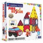 magna tiles fire station 27 piece
