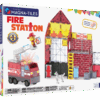 magna tiles fire station 50 piece