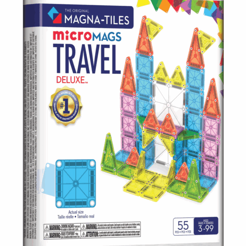 magna tiles micro mags travel set deluxe 55 piece