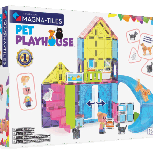 magna tiles pet playhouse 50 piece