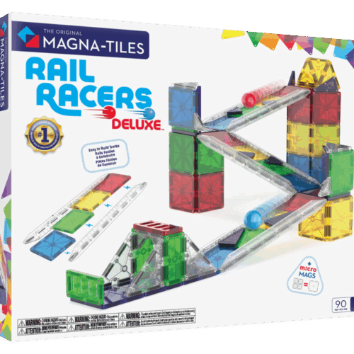 magna tiles rail racers deluxe 90 piece