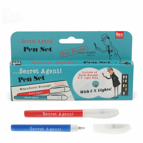 secret agent invisible ink spy pens