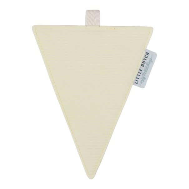 little dutch letterslinger vlag geel