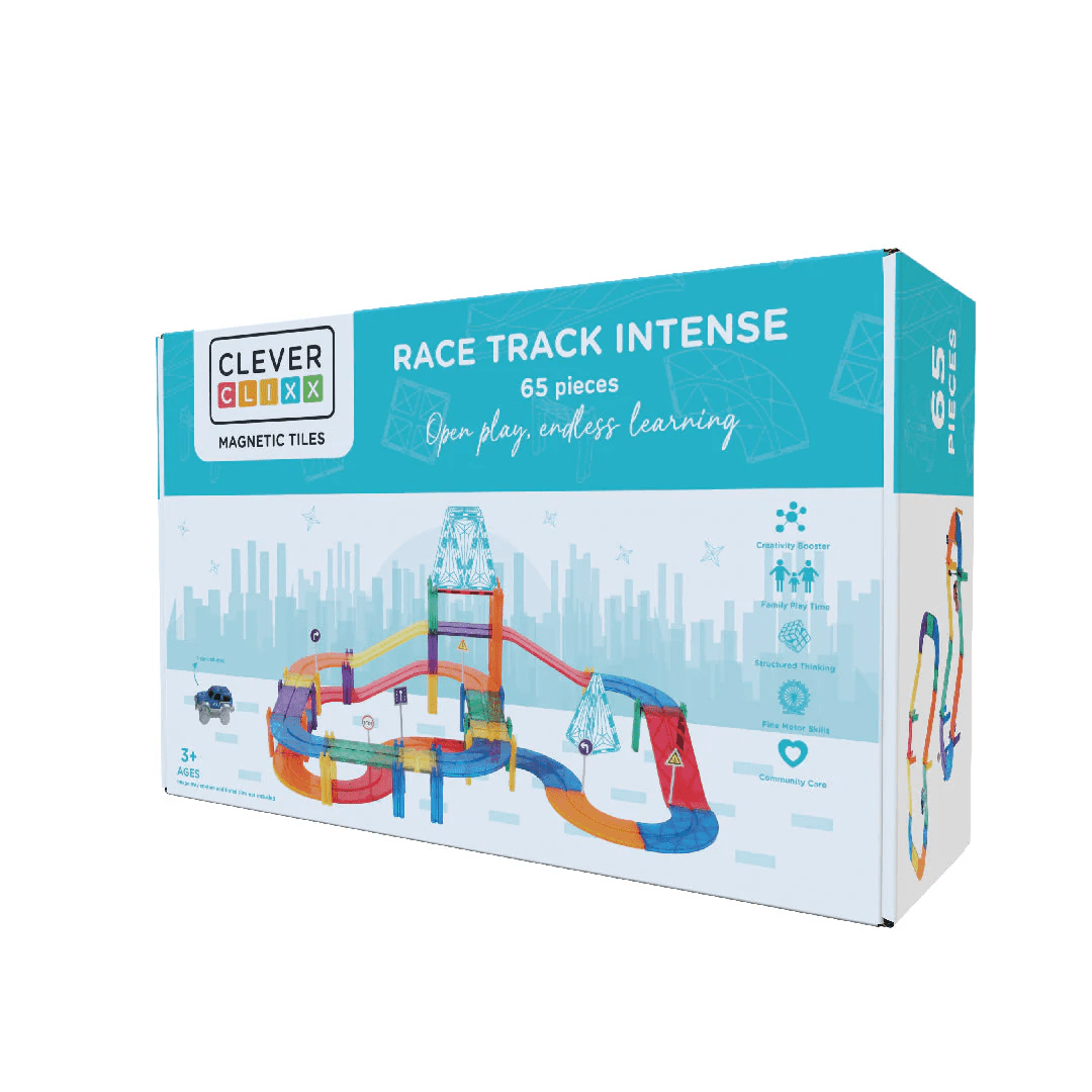 cleverclixx race track intense 65 piece