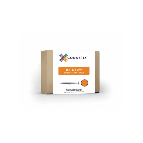 rainbow ball replacement pack 12st.