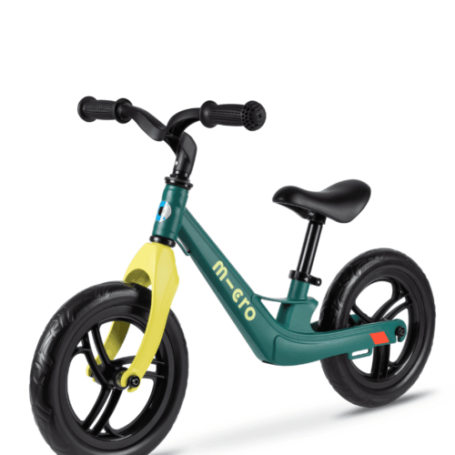 micro balance bike lite loopfiets peacock groen