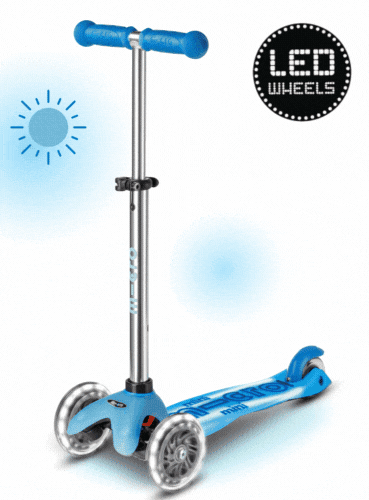 micro mini deluxe glow led plus arctic blauw