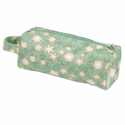 etui bloesems salie groen