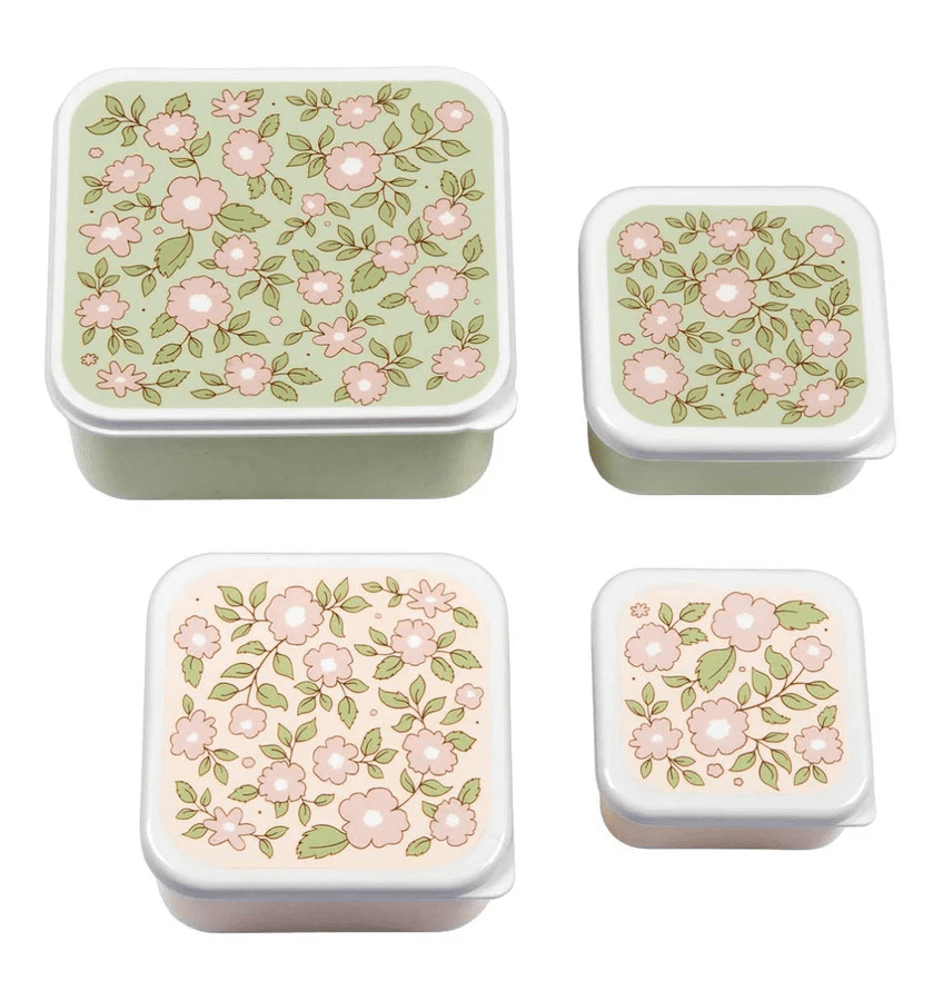 lunch & snack box set bloesems
