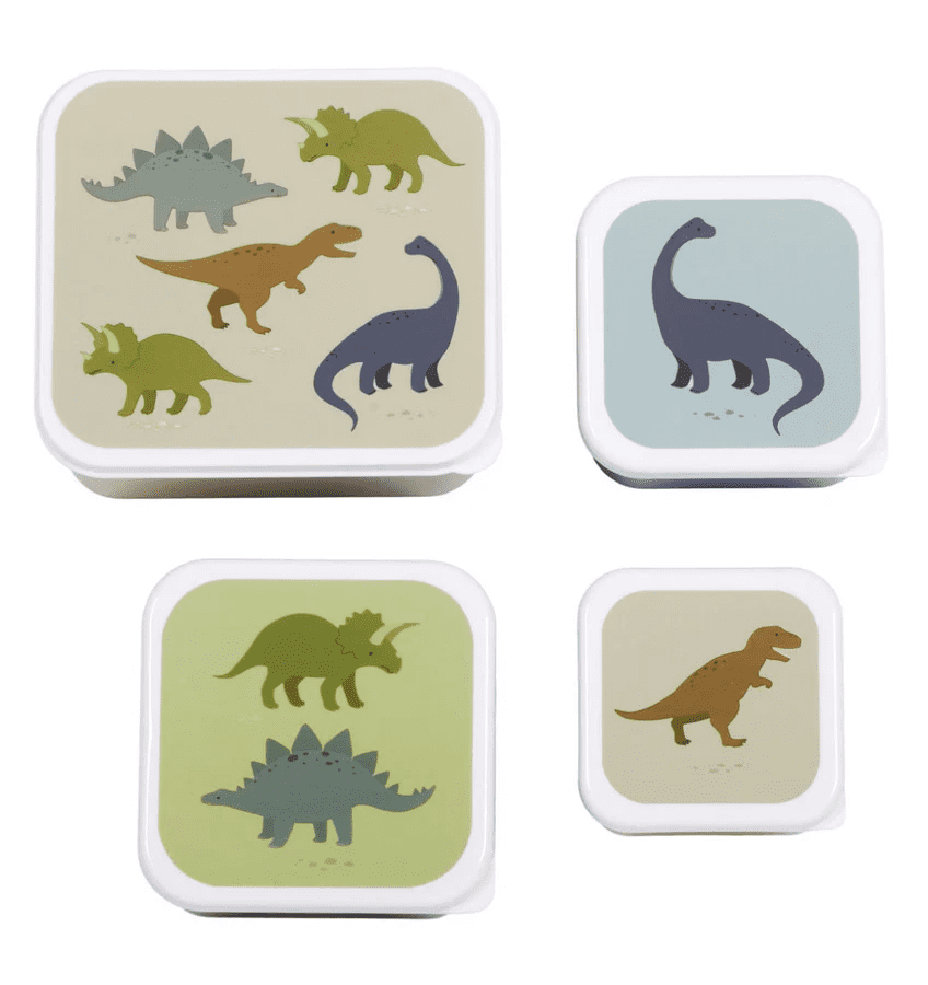 lunch & snack box set dinosaurussen