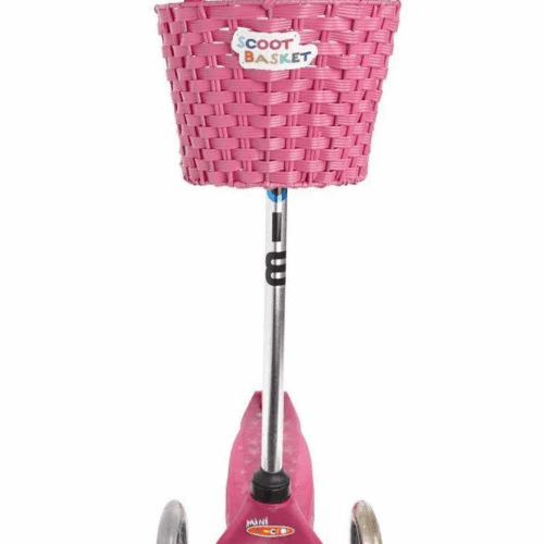 micro step mandje roze