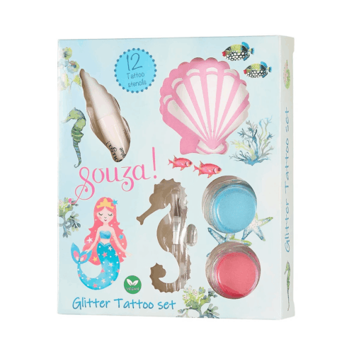 souza! glitter tattoo set zeemeermin
