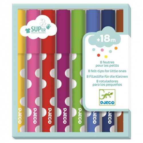 8 viltstiften uitwasbaar