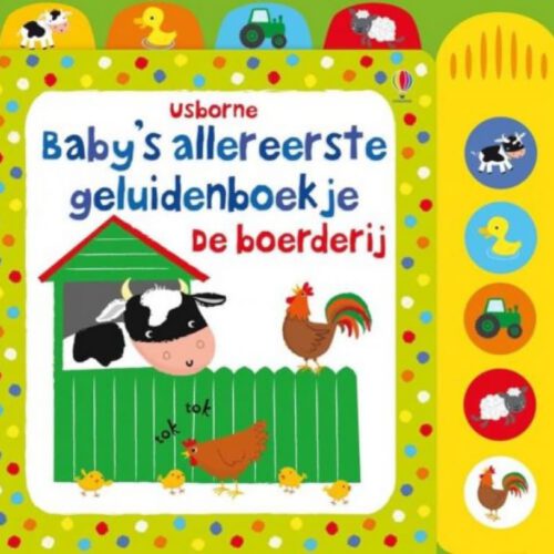baby's allereerste geluidenboekje de boerderij