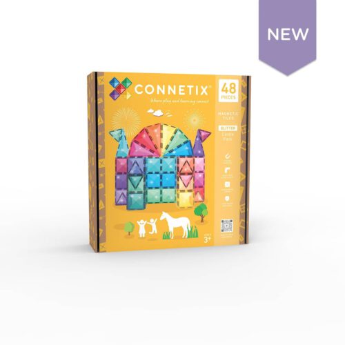 connetix glitter castle pack 48 pc