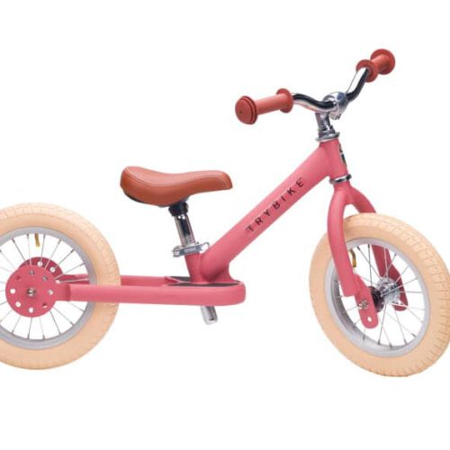 trybike steel vintage pink