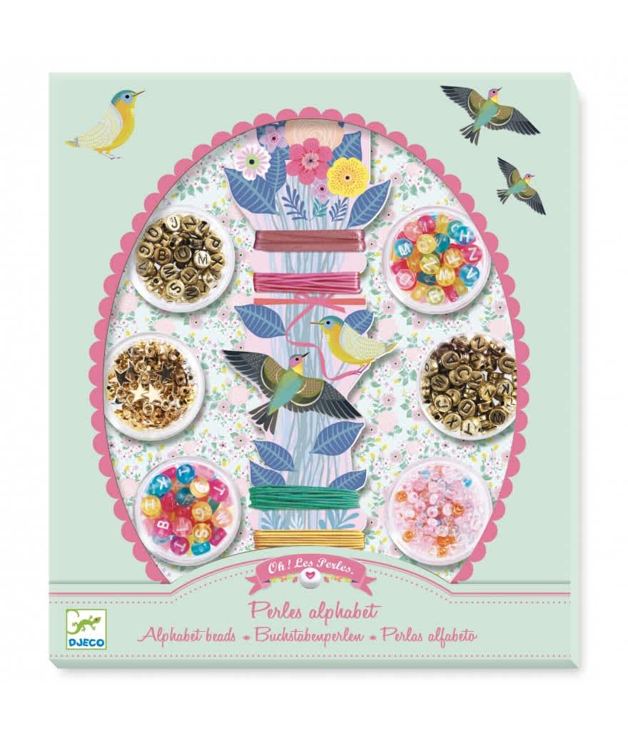 djeco alfabet kralen knutselset