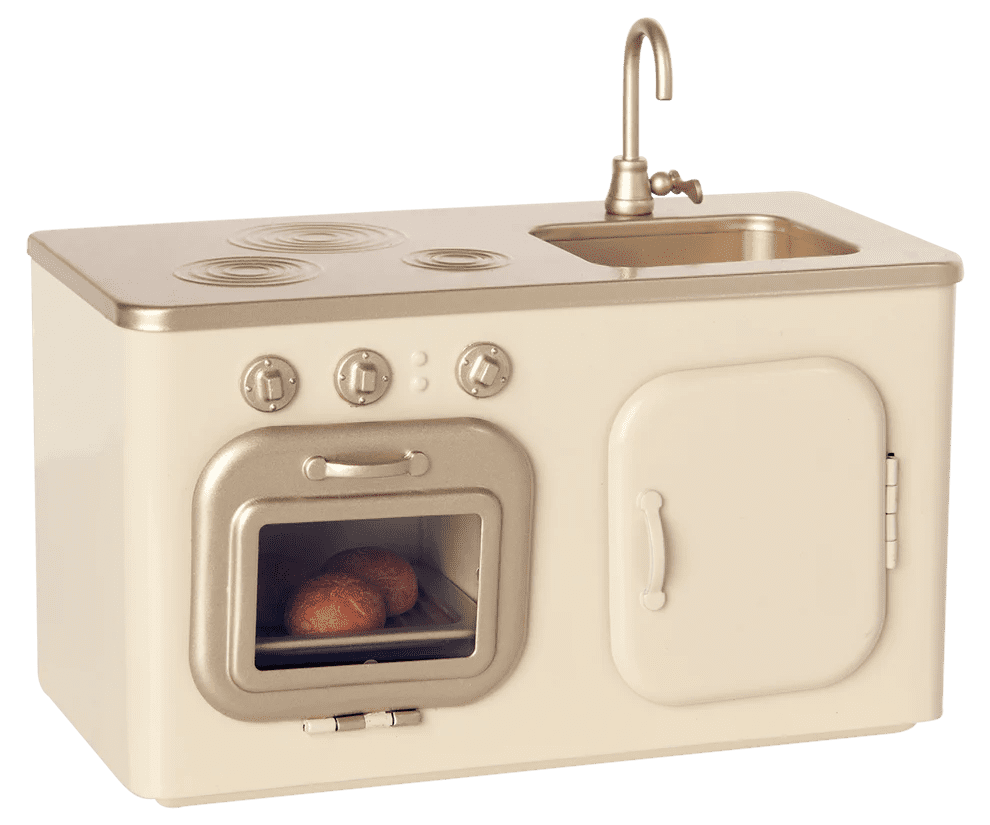 maileg miniature kitchen, creme