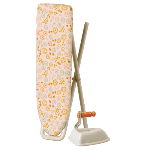 maileg iron and ironing board orange