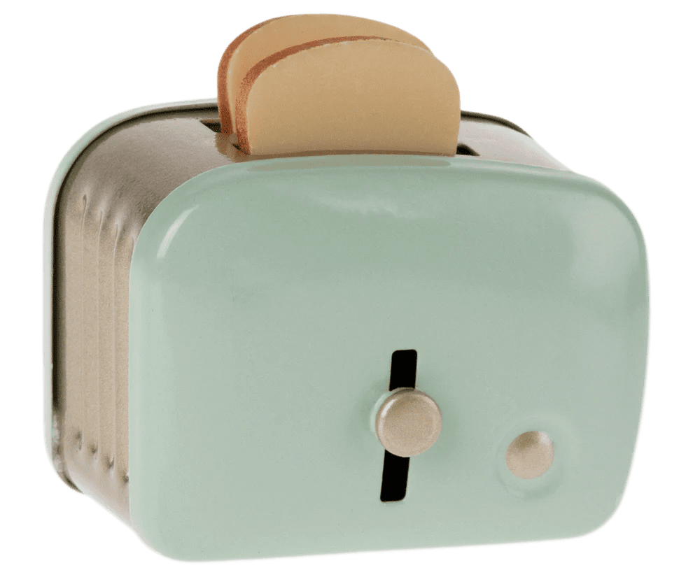 maileg miniature toaster & bread mint