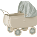 maileg pram, micro blue