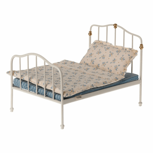 maileg bed mouse off white