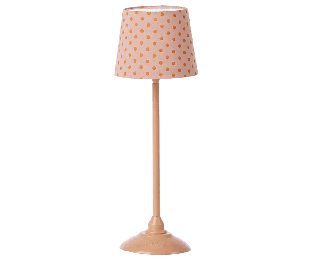 maileg miniature floor lamp dark powder
