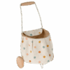 maileg miniature trolley, mini multy dots