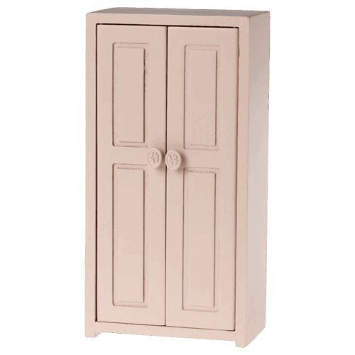 maileg closet, mouse light rose