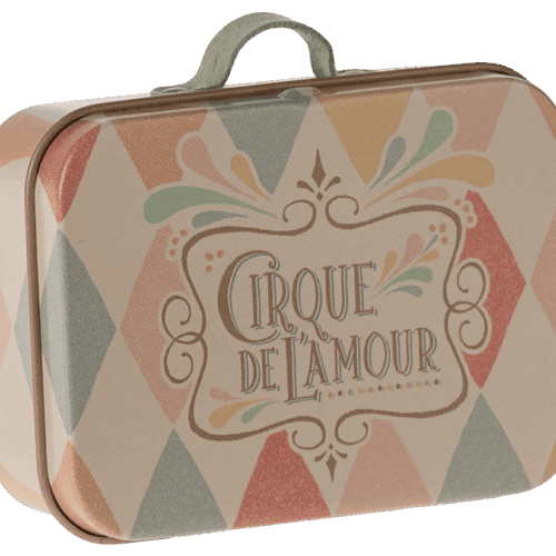 maileg suitcase, micro harlequin