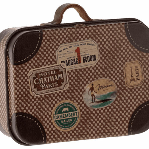 maileg suitcase, micro brown