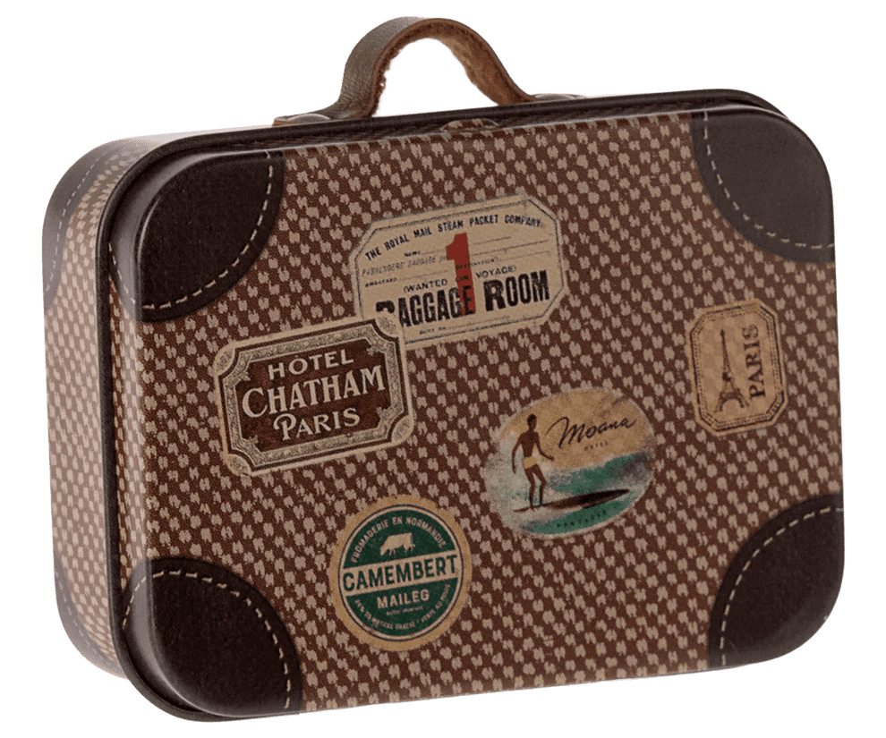 maileg suitcase, micro brown