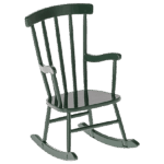maileg rocking chair, mouse dark green