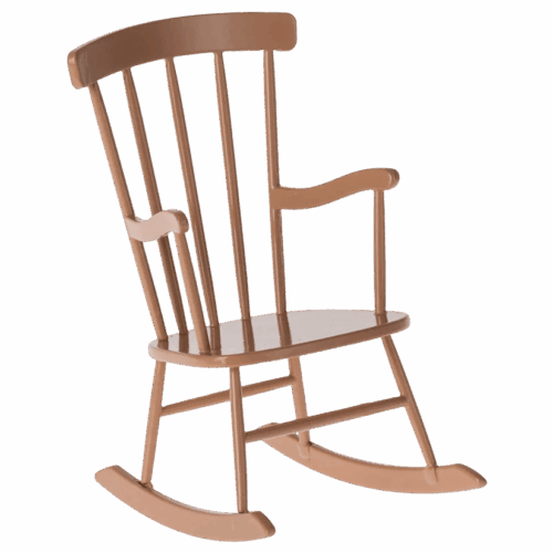maileg rocking chair, mini dark powder