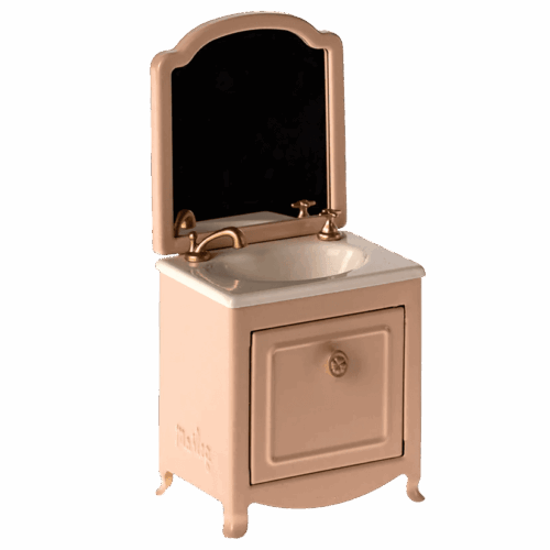 maileg sink dresser, mouse powder