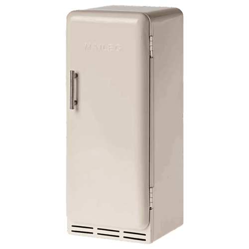 maileg miniature fridge off white