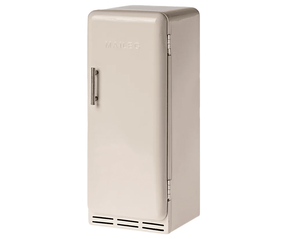 maileg miniature fridge off white