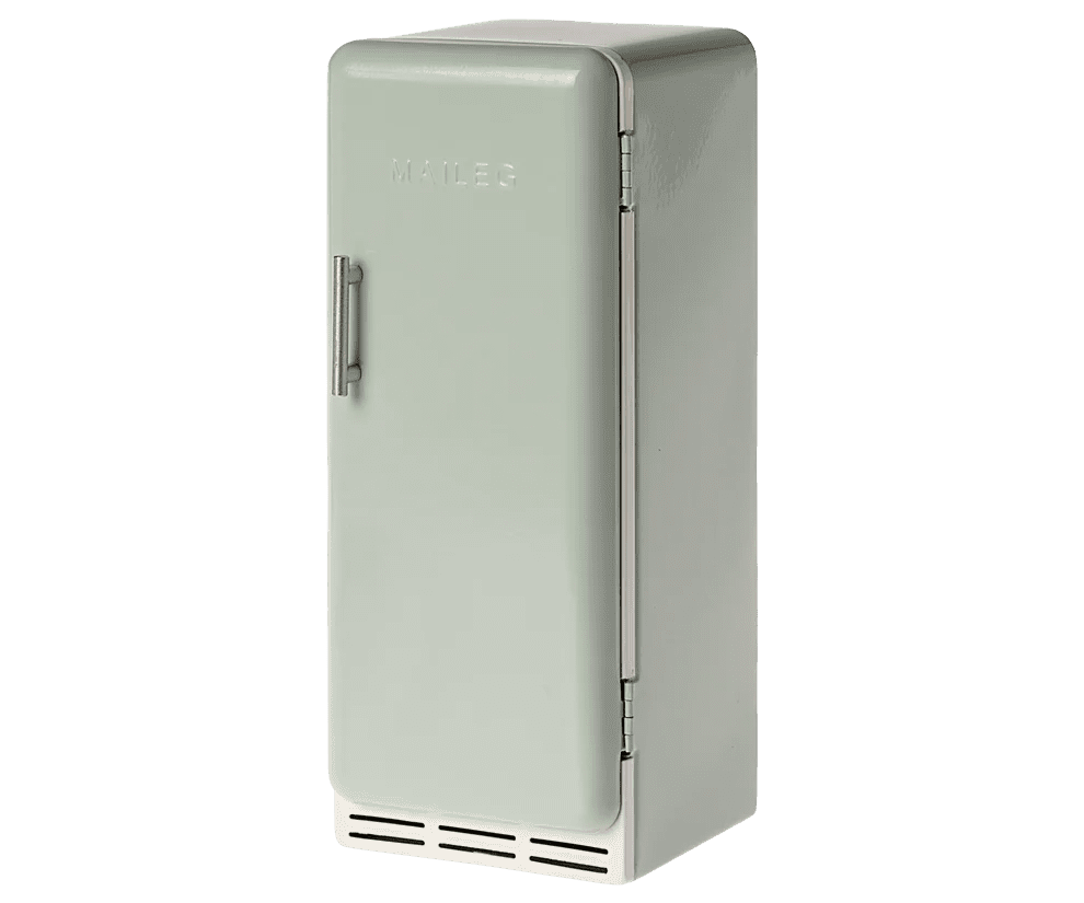 maileg miniature fridge mint