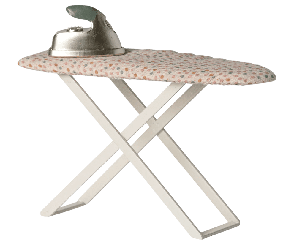 maileg iron and ironing board, mouse