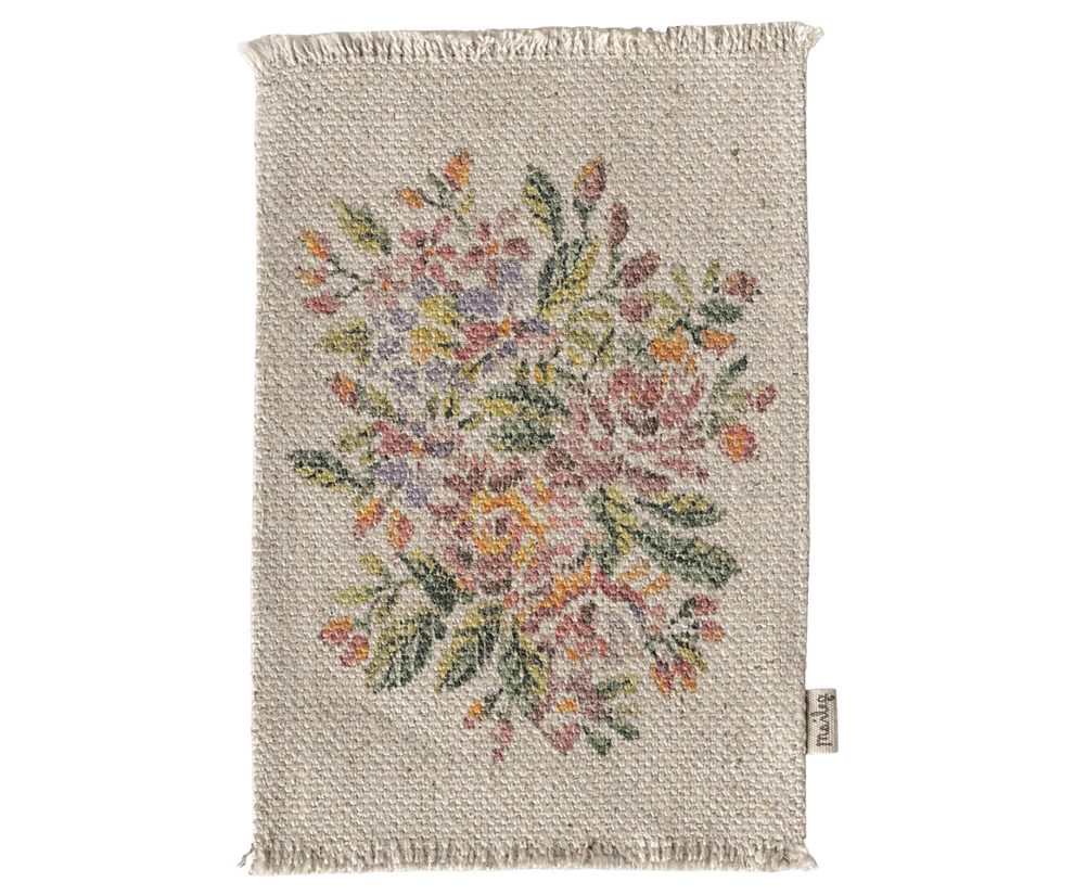 maileg rug, flowers medium