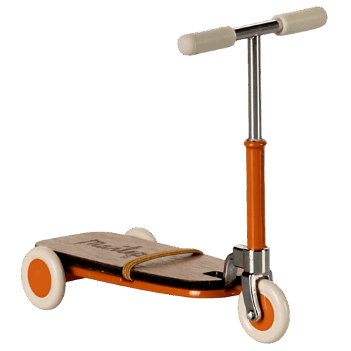 maileg kick board, step mouse orange