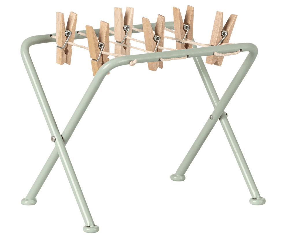 maileg drying rack with pegs