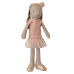 maileg bunny size 2, classic ballet suit and skirt rose 24cm