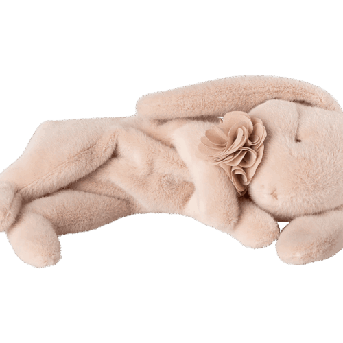 maileg sleeping bunny plush, small powder