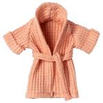 maileg bathrobe, mum mouse coral