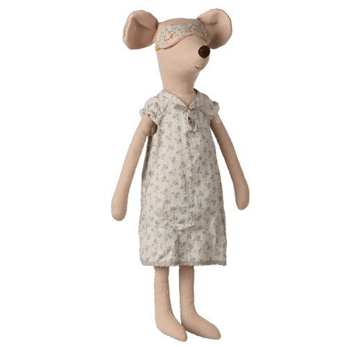 maileg maxi mouse, nightgown 49cm