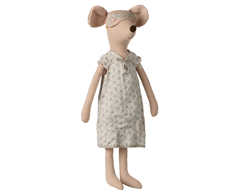 maileg maxi mouse, nightgown 49cm