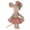 maileg ballerina mouse, little sister rose