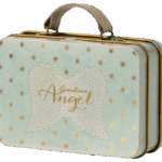 maileg suitcase, metal angel